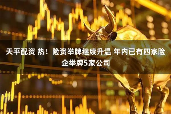 天平配资 热!险资举牌继续升温 年内已有四家险企举牌5家公司