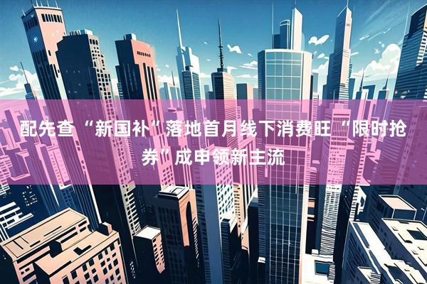 配先查 “新国补”落地首月线下消费旺 “限时抢券”成申领新主流